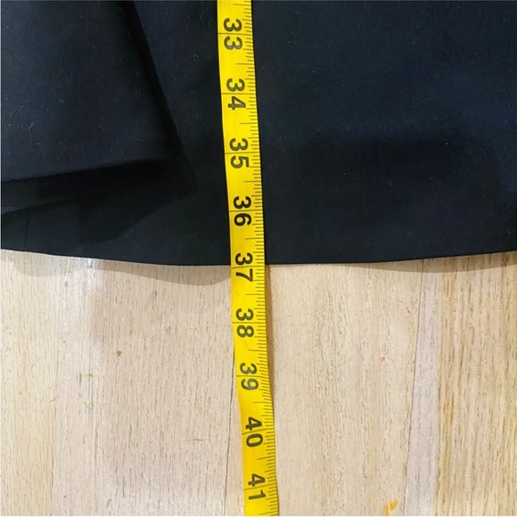 Kate Spade Black Fit & Flare Dress w/ Leopard Collar EUC - Picture 10 of 10